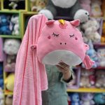 عروسک پتو بالشتی طرح یونیکورن - Image 2