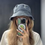 کلاه باکت جین آبی دورو