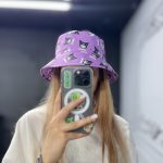 کلاه باکت کرومی بنفش