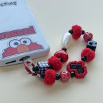 آویز موبایل کریستال و مخمل - Image 5