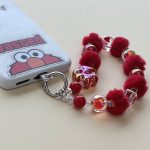 آویز موبایل کریستال و مخمل - Image 4