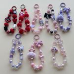 آویز موبایل کریستال و مخمل