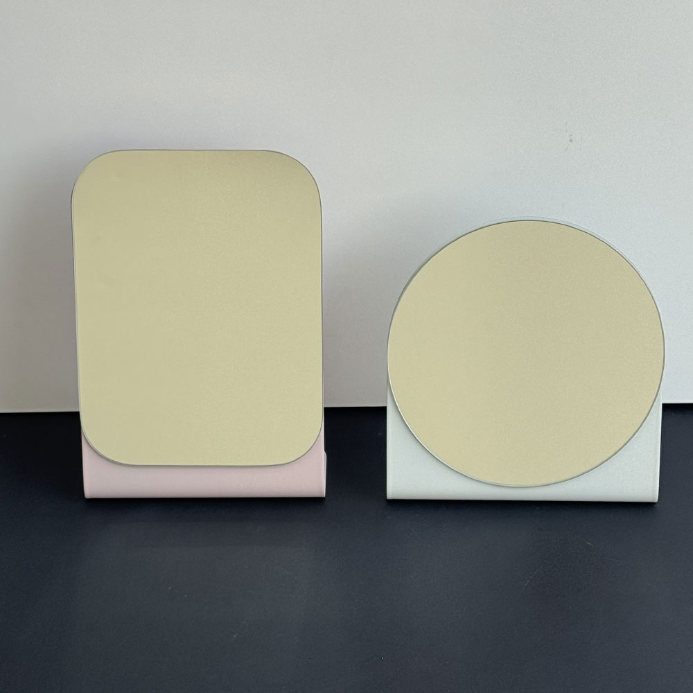 اینه-رومیزی-پایه-دار آیینه رو میزی ساده فلزی - Image 1