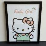 تابلو طرح کیتی baby girl