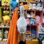 عروسک پتو بالشتی غاز خوابیده