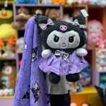 عروسک پتو بالشتی کرومی و ملودی دامن توری - Image 3