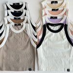 کراپ تاپ نوار سفید کوتاه