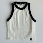 کراپ تاپ نوار سفید کوتاه - Image 7