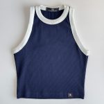 کراپ تاپ نوار سفید کوتاه - Image 3