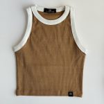 کراپ تاپ نوار سفید کوتاه - Image 4