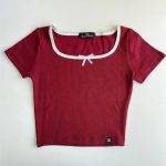 کراپ تاپ یقه خشتی - Image 8