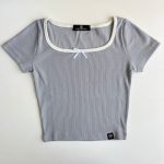 کراپ تاپ یقه خشتی - Image 4