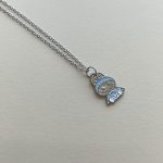 گردنبند فلزی لبوبو نشسته - Image 4