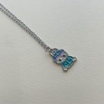 گردنبند فلزی لبوبو نشسته - Image 3