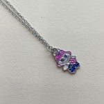 گردنبند فلزی لبوبو لباس دار - Image 4