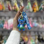 جاکلیدی سیلیکونی استیج لباس سبز خندان