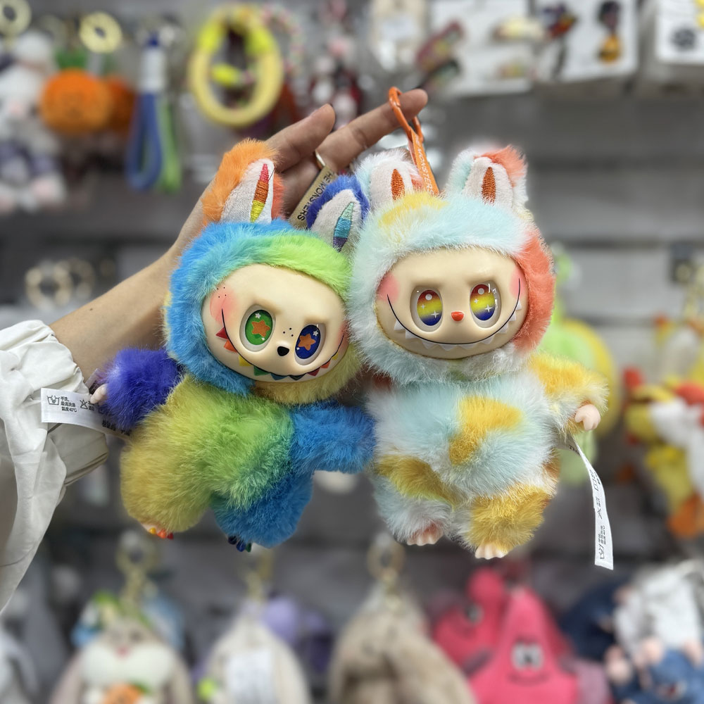 لبوبو-رنگی آویز لبوبو(labubu) انرژی رنگین کمانی - Image 1