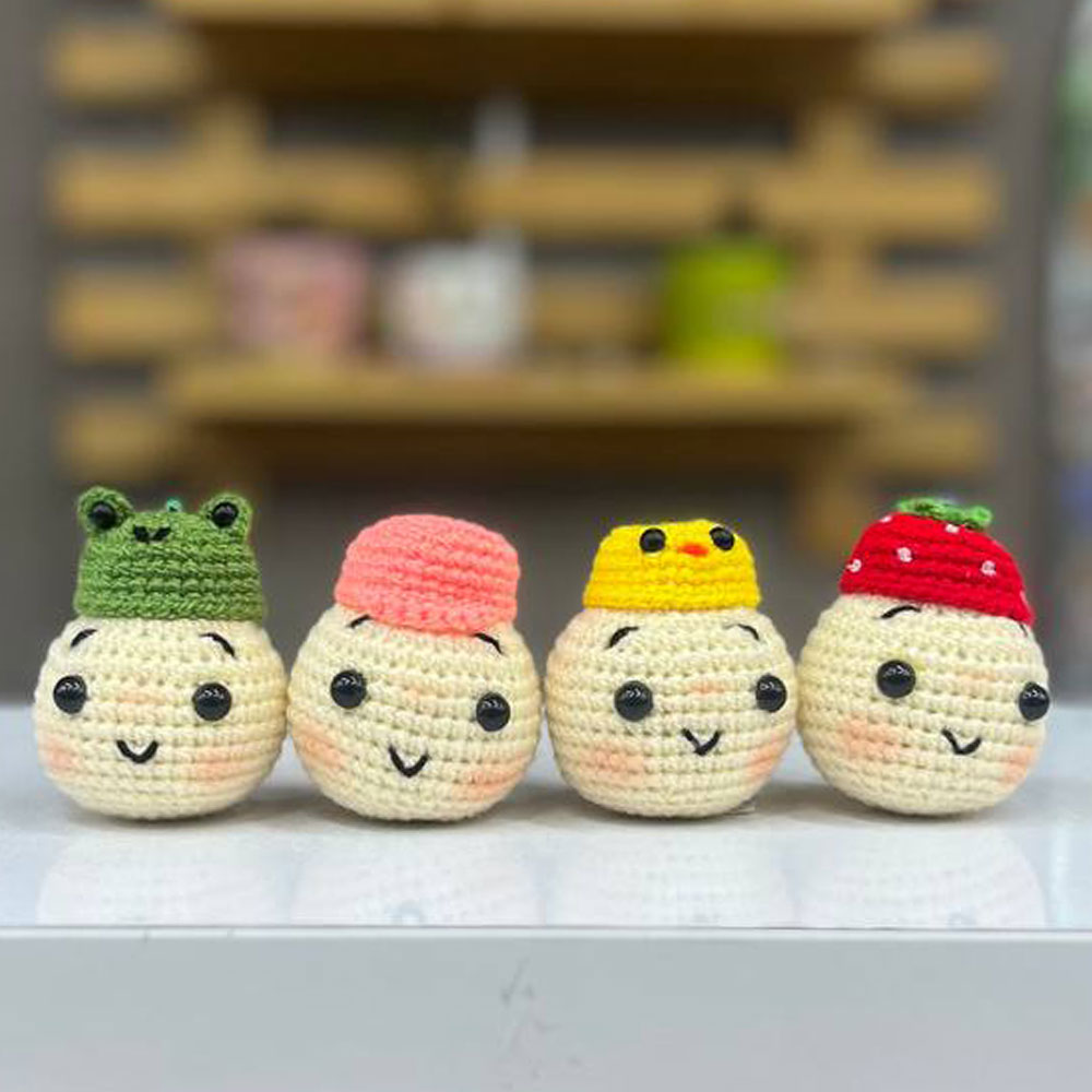 بافت-میمی میمی کلاه دار - Image 1