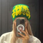 کلاه بافت بدون لبه(Y2K)