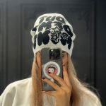 کلاه بافت بدون لبه(Y2K)