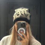 کلاه بافت بدون لبه(Y2K)