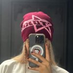 کلاه بافت بدون لبه(Y2K)