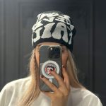 کلاه بافت بدون لبه(Y2K)