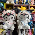 عروسک پتو بالشتی کرومی پشمکی سفید