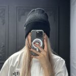 کلاه بافت ساده