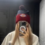 کلاه بافت پوم دار برند - Image 13