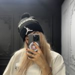 کلاه بافت پوم دار برند - Image 10