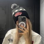 کلاه بافت پوم دار برند - Image 7