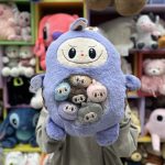 عروسک لبوبو بالشتی بچه دار - Image 8