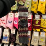 جوراب پشمی کوکو زیر زانو لوزی - Image 6