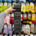 جوراب پشمی کوکو زیر زانو زیگزاگی - Image 6