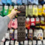 جوراب پشمی کوکو زیر زانو زیگزاگی - Image 4