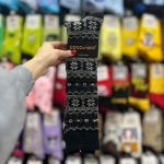 جوراب پشمی کوکو زیر زانو زیگزاگی - Image 7