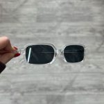 عینک دودی MIU MIU دسته طلایی - Image 6