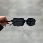 عینک دودی MIU MIU دسته طلایی - Image 5