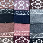 جوراب پشمی کوکو زیر زانو گل درشت