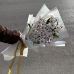 دسته گل بافت بابونه