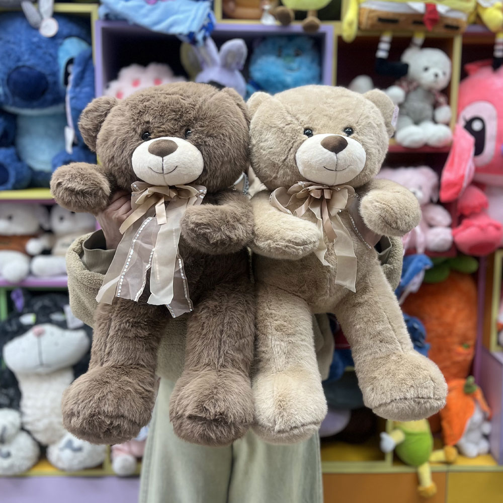 عروسک-خرس-اورج عروسک خرس پاپیونی اورجینال - Image 1