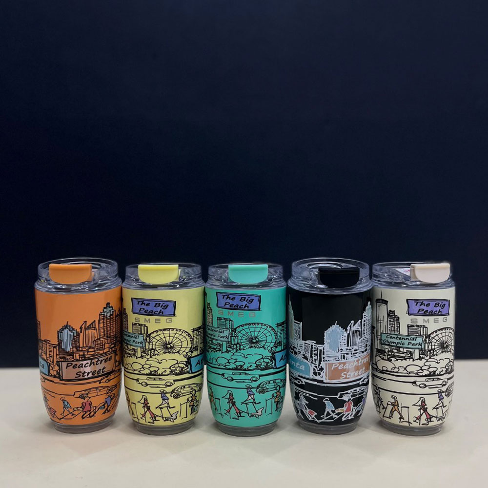 تراسطرح تراول ماگ SMEG طرح دار - Image 1