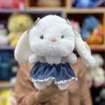 عروسک خرگوش لباس آبی و قرمز سایز2 - Image 2